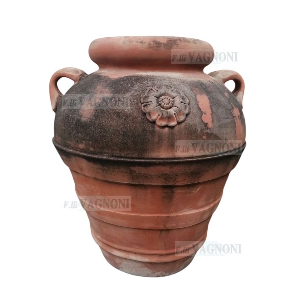 ANFORA ORCIO TOSCANO IN TERRACOTTA CM. 100 VECCHIO ANTICATO ANFORA ORCIO TOSCANO IN TERRACOTTA CM. 100 VECCHIO ANTICATO